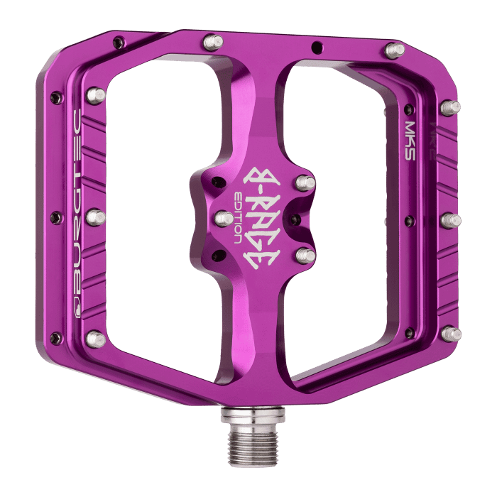 Pedais planos BURGTEC PENTHOUSE FLAT MK5 B-RAGE EDITION Violeta