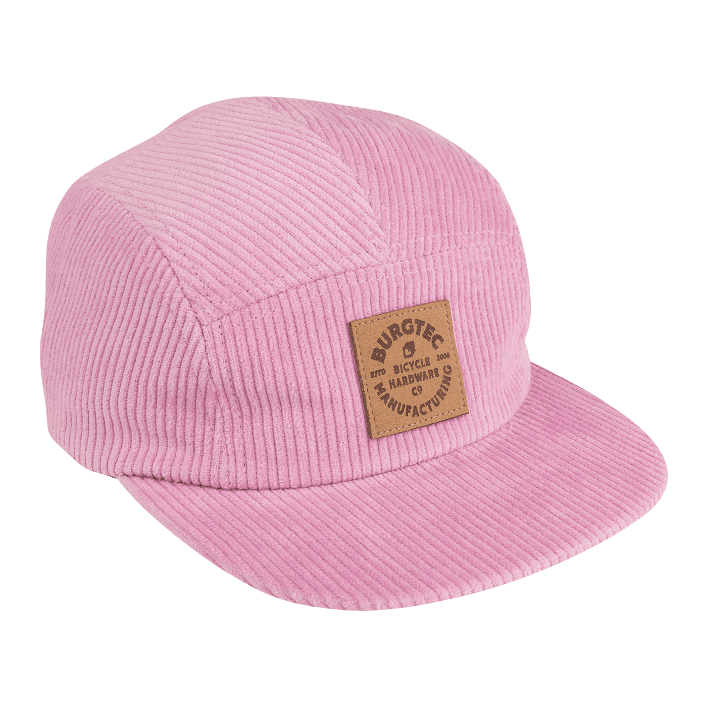 Boné BURGTEC BANDIT CORDUROY FIVE PANEL Rosa claro