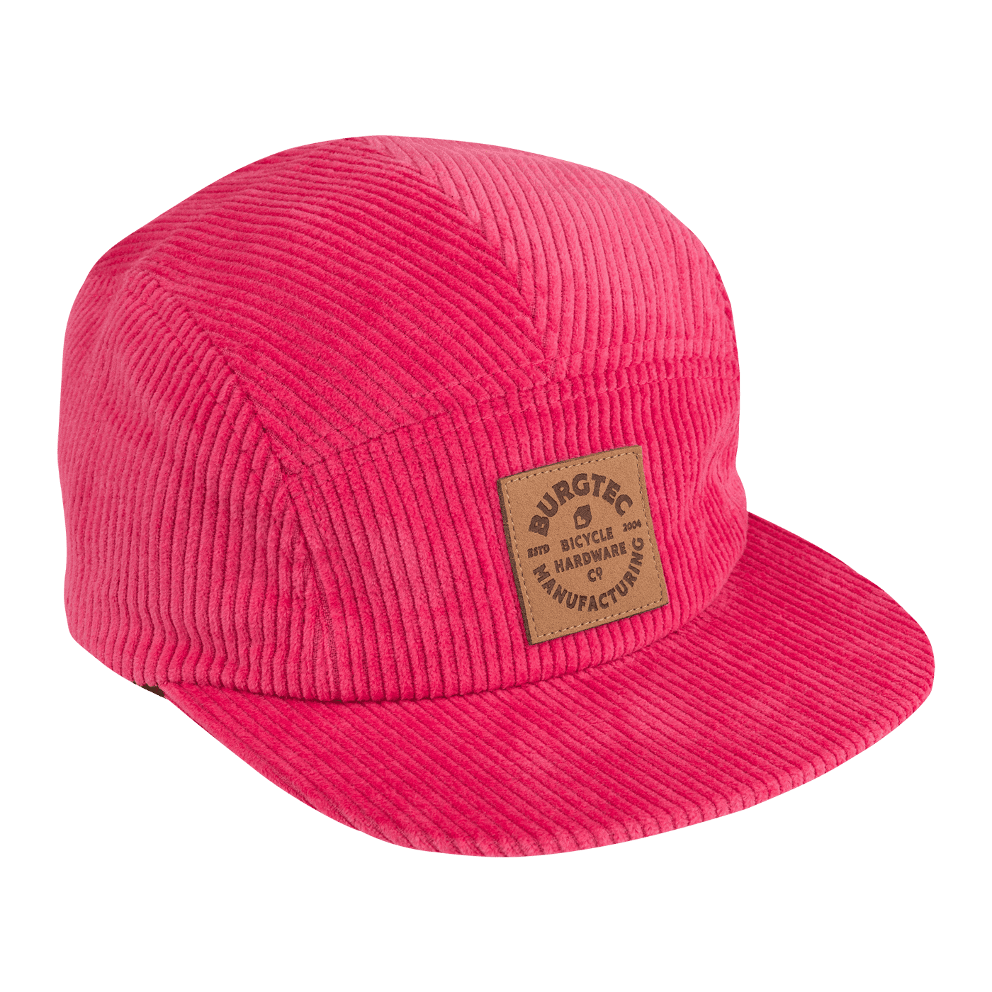 Boné BURGTEC BANDIT CORDUROY FIVE PANEL Rosa Barbie Tóxico