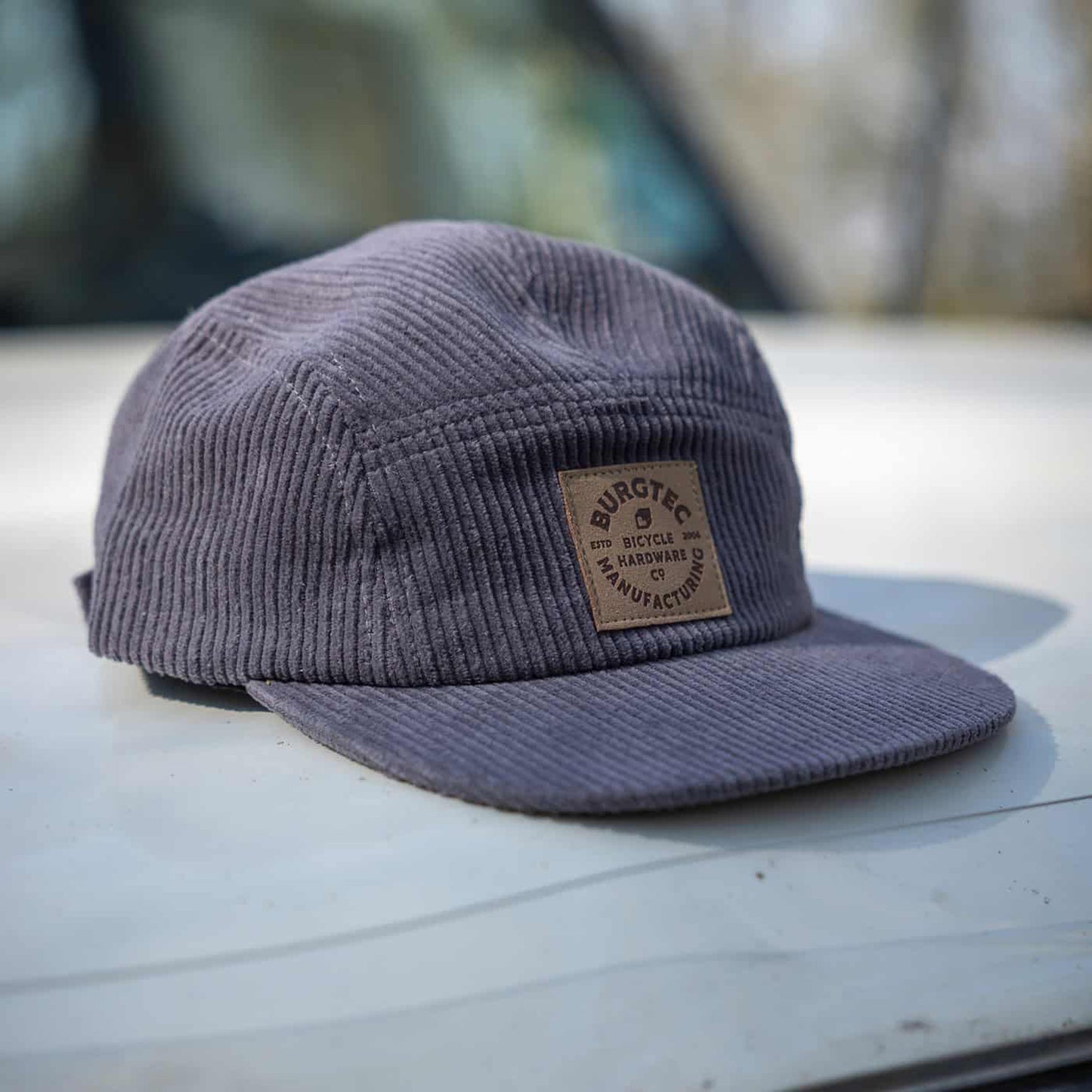 Boné BURGTEC BANDIT CORDUROY FIVE PANEL Cinza