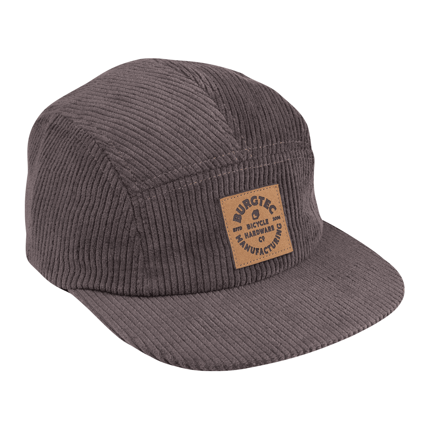 Boné BURGTEC BANDIT CORDUROY FIVE PANEL Cinza