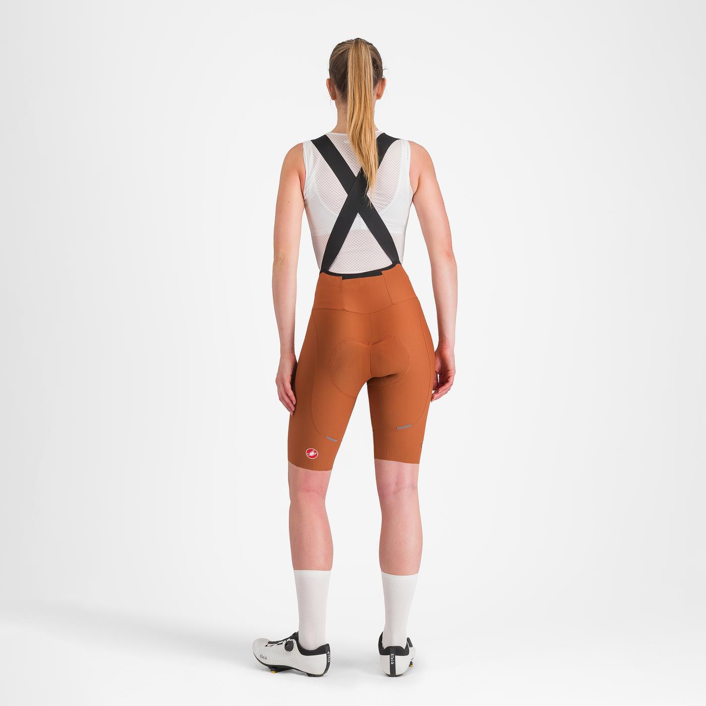 CASTELLI ESPRESSO W DT Bib Tight castanho para mulher
