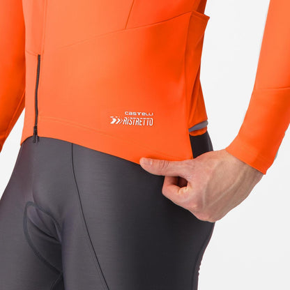Casaco CASTELLI PERFETTO AIR Laranja/Preto