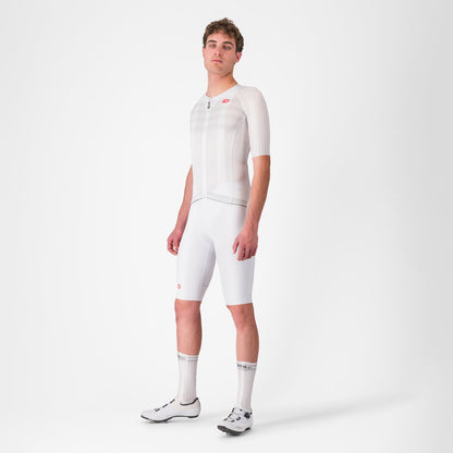 Camisola CASTELLI AERO RACE 8S Mangas Curtas Branco