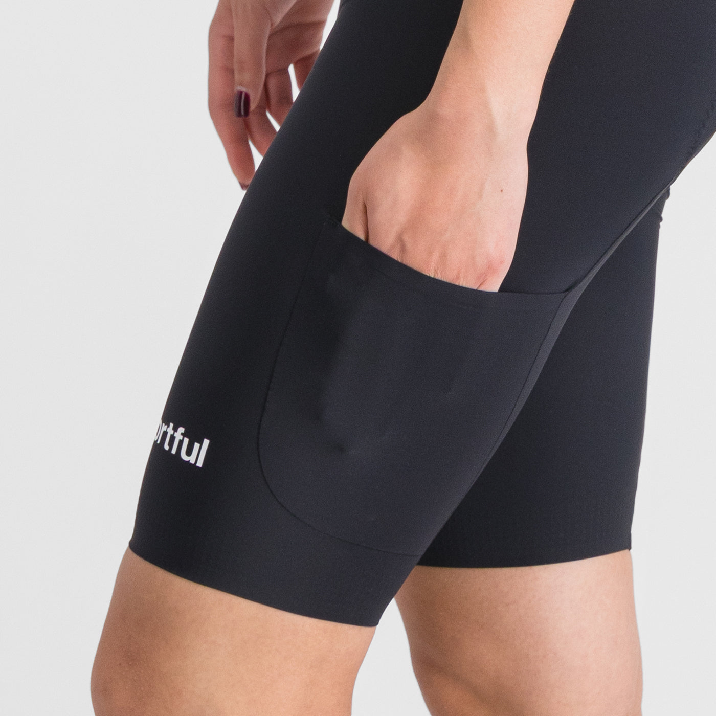 SPORTFUL G-SUIT de manga curta para mulher Preto/branco