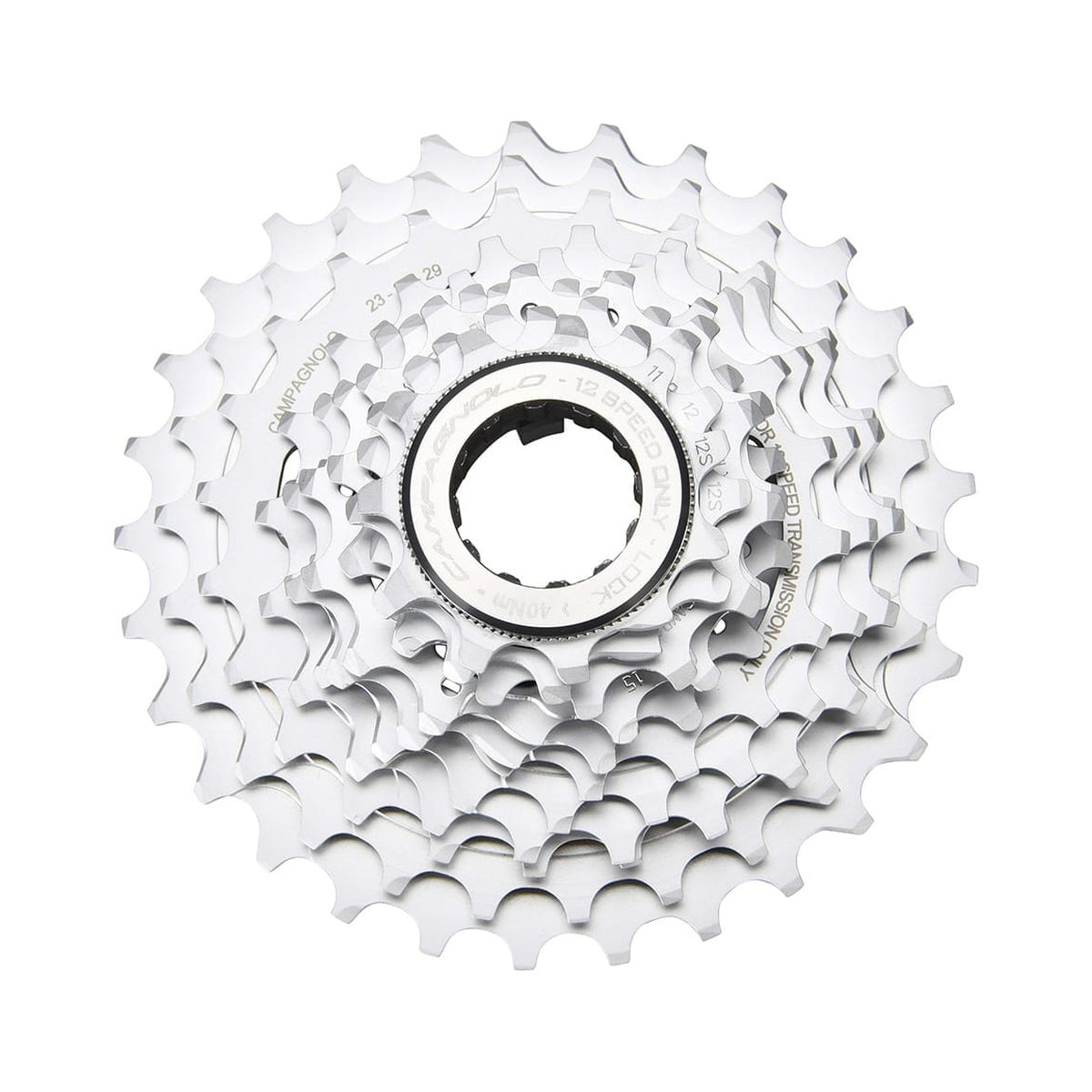 Cassete de 12 velocidades CAMPAGNOLO CHORUS – fotografia principal sobre fundo branco