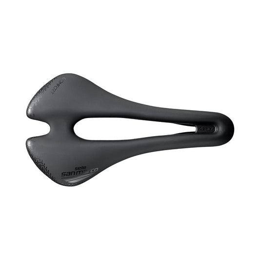 Selim SAN MARCO ASPIDE SHORT COMFORT OPEN-FIT DYNAMIC S3 Largura 144mm Guias Manganês