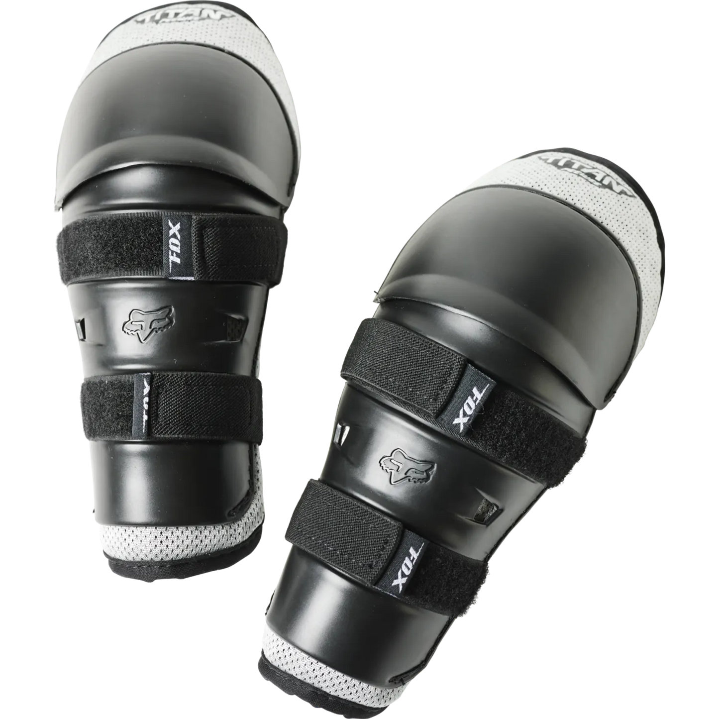 Protetor de Joelhos/Canelas FOX TITAN Junior Preto/Prata