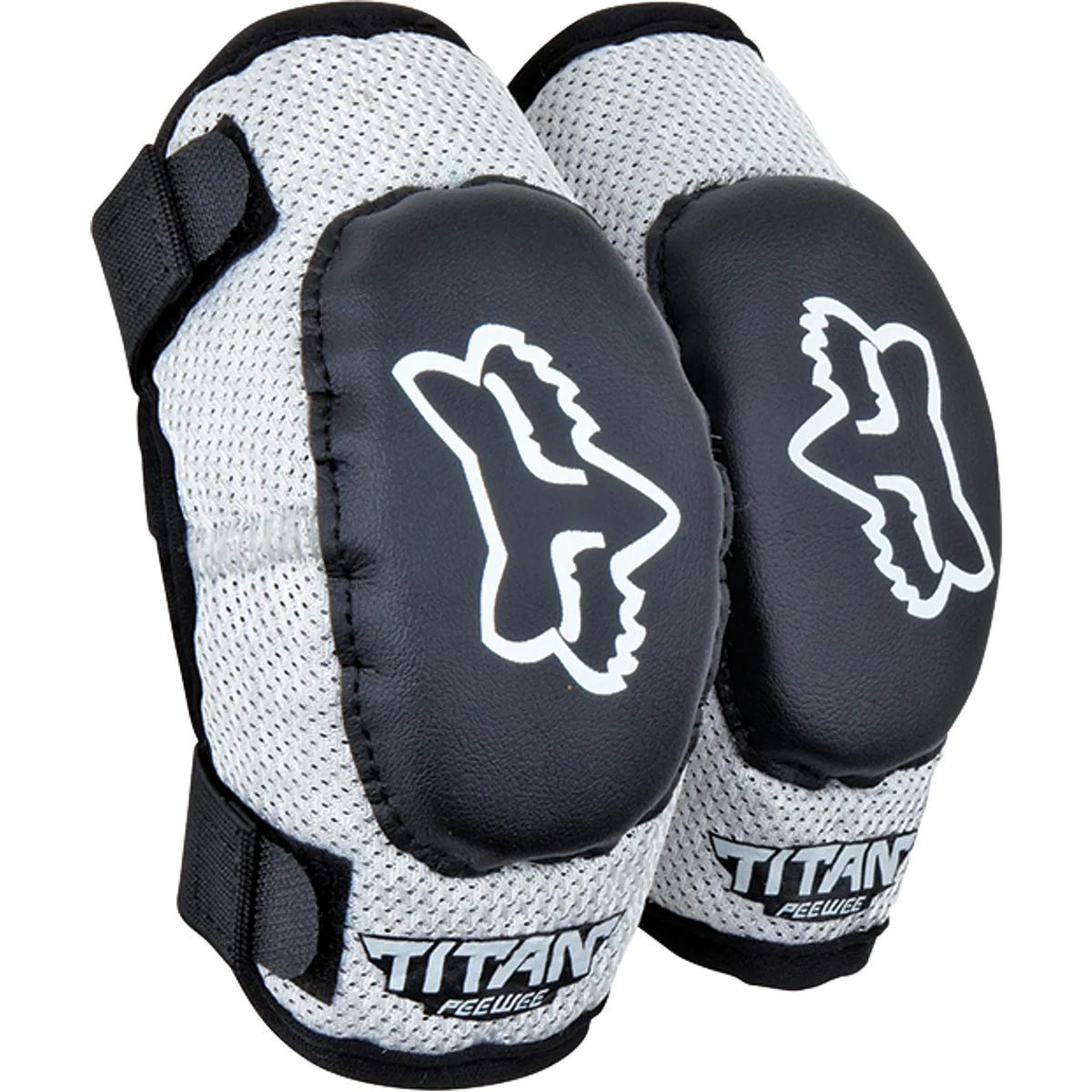 Cotoveleiras FOX PEEWEE TITAN Junior Preto/Prateado