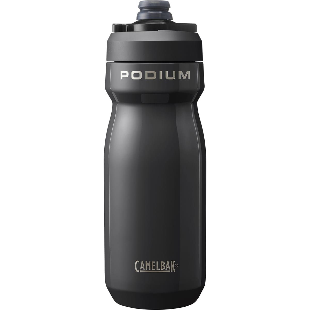 Garrafa de água CAMELBAK PODIUM em AÇO ISOLADO (650 ml) Preto