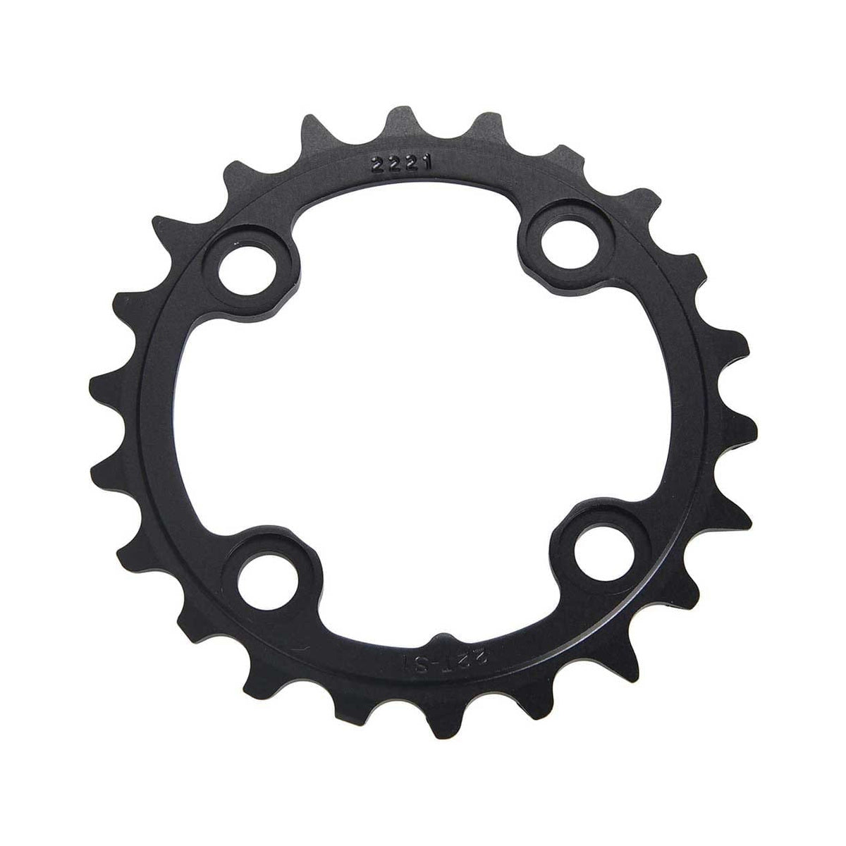 Prato interior SRAM MTB 64BCD 10 velocidades, 4 furos, 64 mm — vista do prato sobre fundo branco