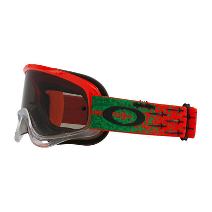 Máscara OAKLEY O Frame MX TLD Carrack Orange Ecrã Cinzento Escuro OO7029-77