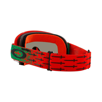 Máscara OAKLEY O Frame MX TLD Carrack Orange Ecrã Cinzento Escuro OO7029-77