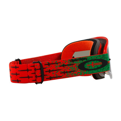 Máscara OAKLEY O Frame MX TLD Carrack Orange Ecrã Cinzento Escuro OO7029-77