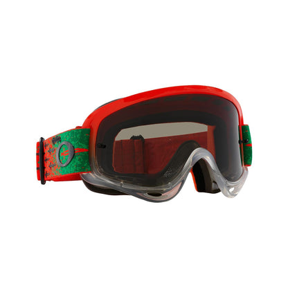 Máscara OAKLEY O Frame MX TLD Carrack Orange Ecrã Cinzento Escuro OO7029-77