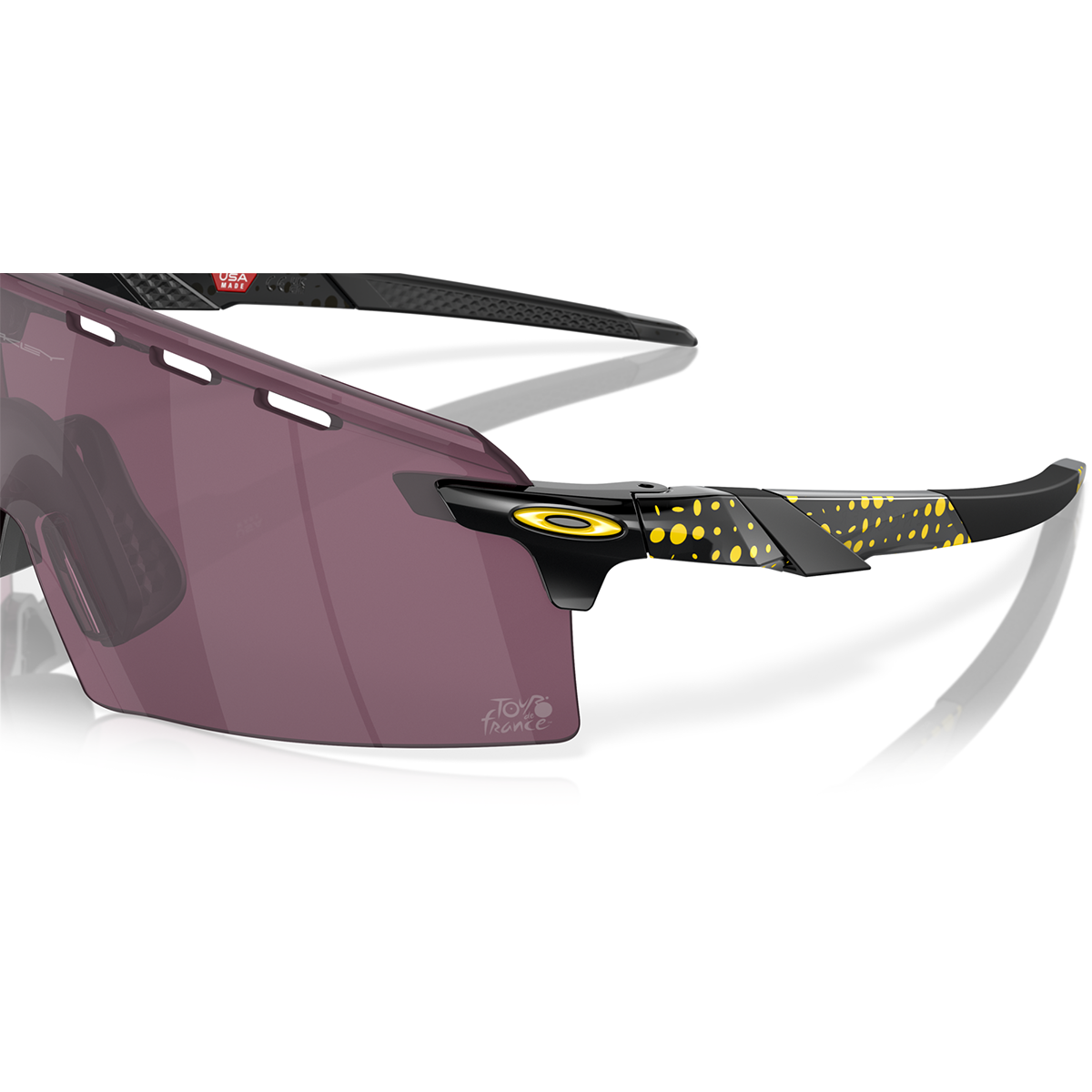 OAKLEY ENCODER STRIKEV Tour de France Óculos de sol Preto Amarelo Prizm Road Preto - OO9235-1739