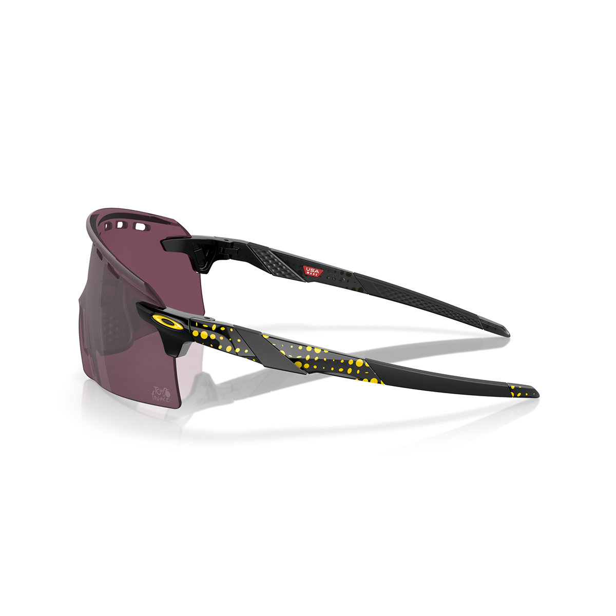 OAKLEY ENCODER STRIKEV Tour de France Óculos de sol Preto Amarelo Prizm Road Preto - OO9235-1739