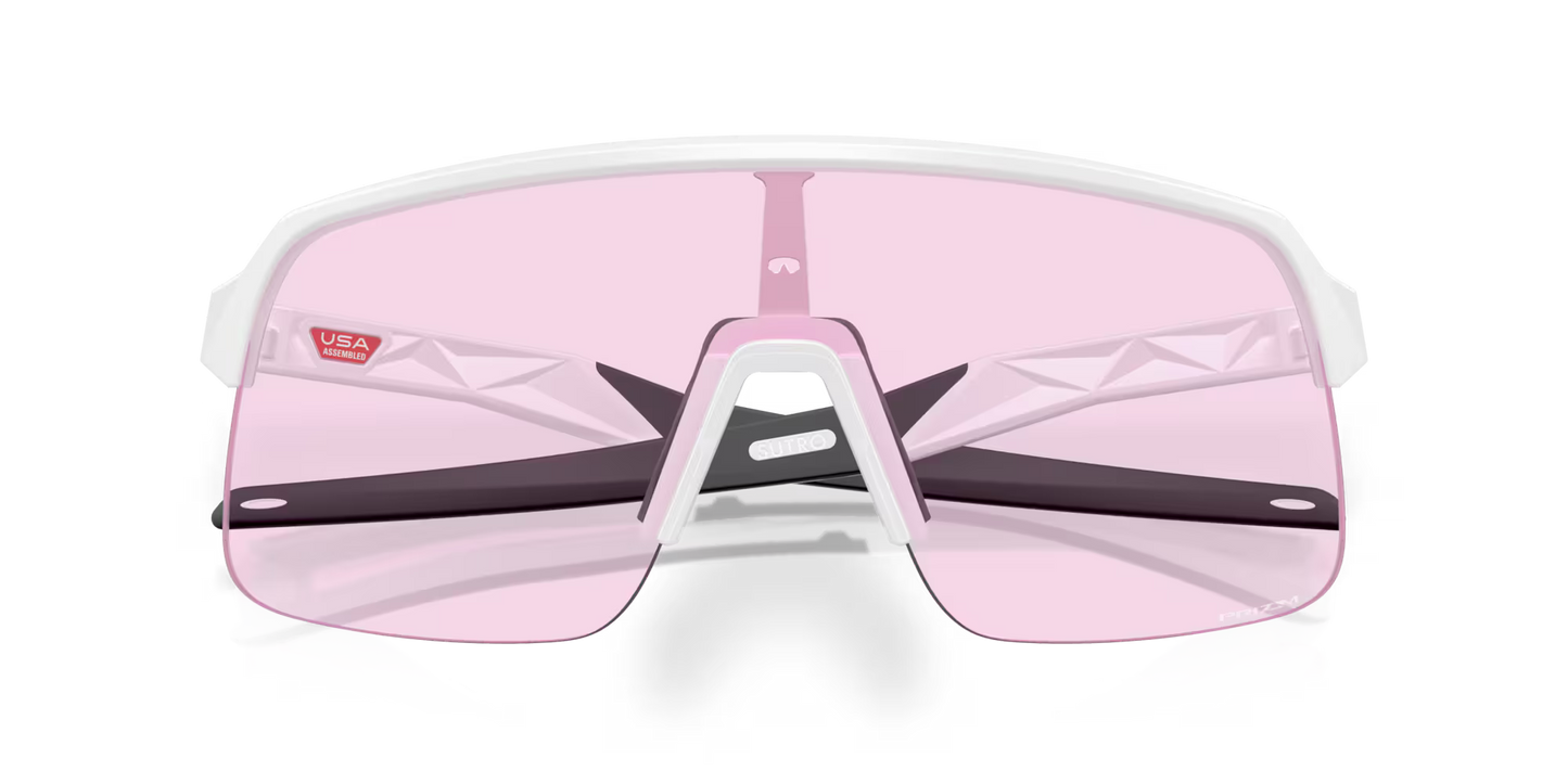 Óculos de sol OAKLEY SUTRO LITE S Matt White Prizm para pouca luz - OO9496-0834