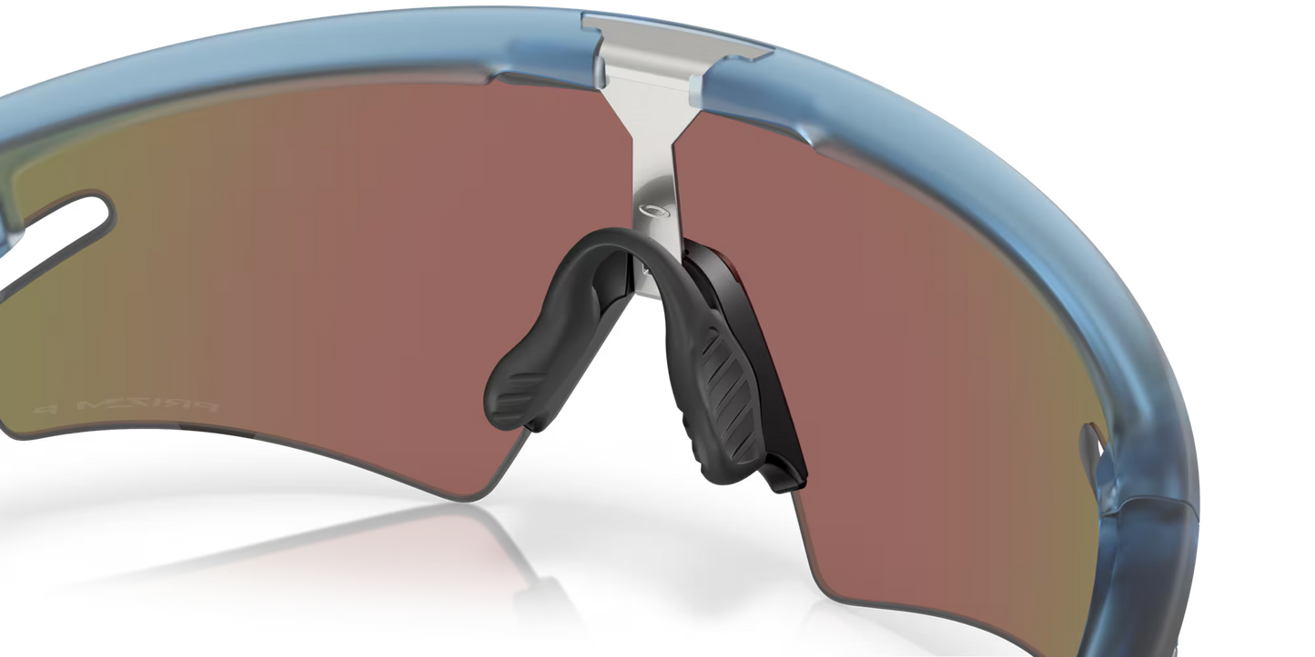 Óculos OAKLEY SPHAERA SLASH Matt Transparent Stone Prizm Sapphire Pol Lens