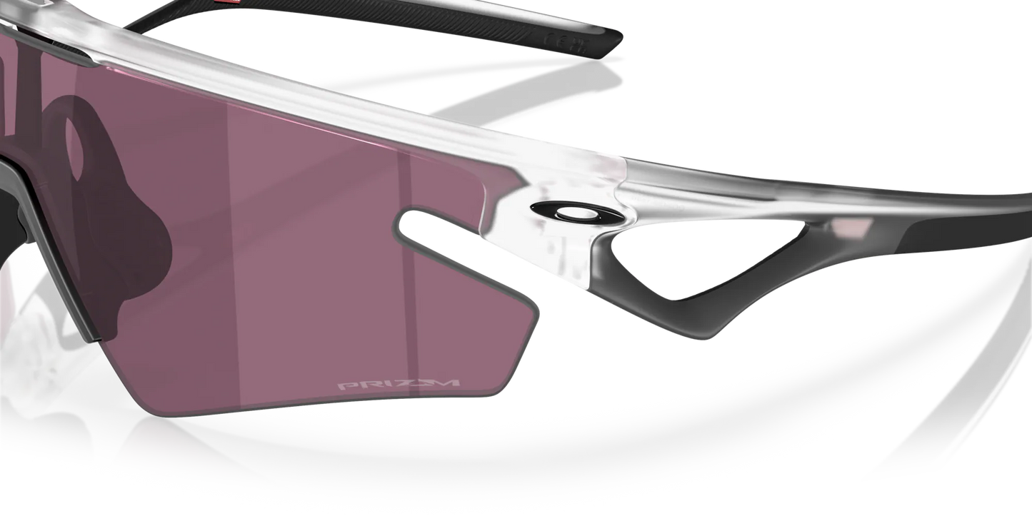 Óculos de sol OAKLEY SPHAERA SLASH Transparente Mate Prizm Road Preto - OO9499-1036