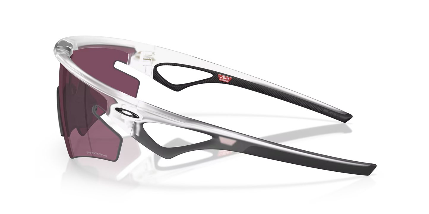Óculos de sol OAKLEY SPHAERA SLASH Transparente Mate Prizm Road Preto - OO9499-1036