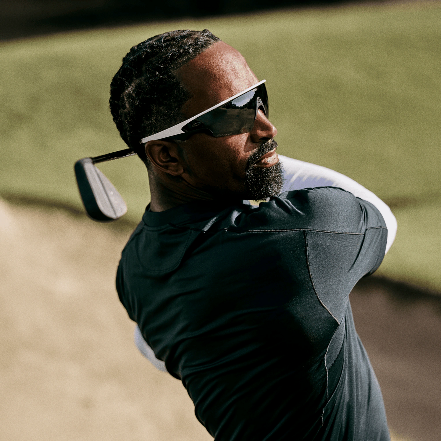 Óculos OAKLEY VANGUARD META Preto/Branco Lentes Prizm Preto