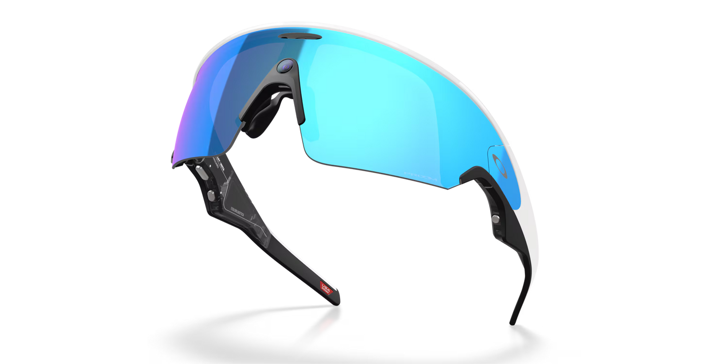 OAKLEY VANGUARD META Glasses Preto/Branco Prizm Sapphire Lens
