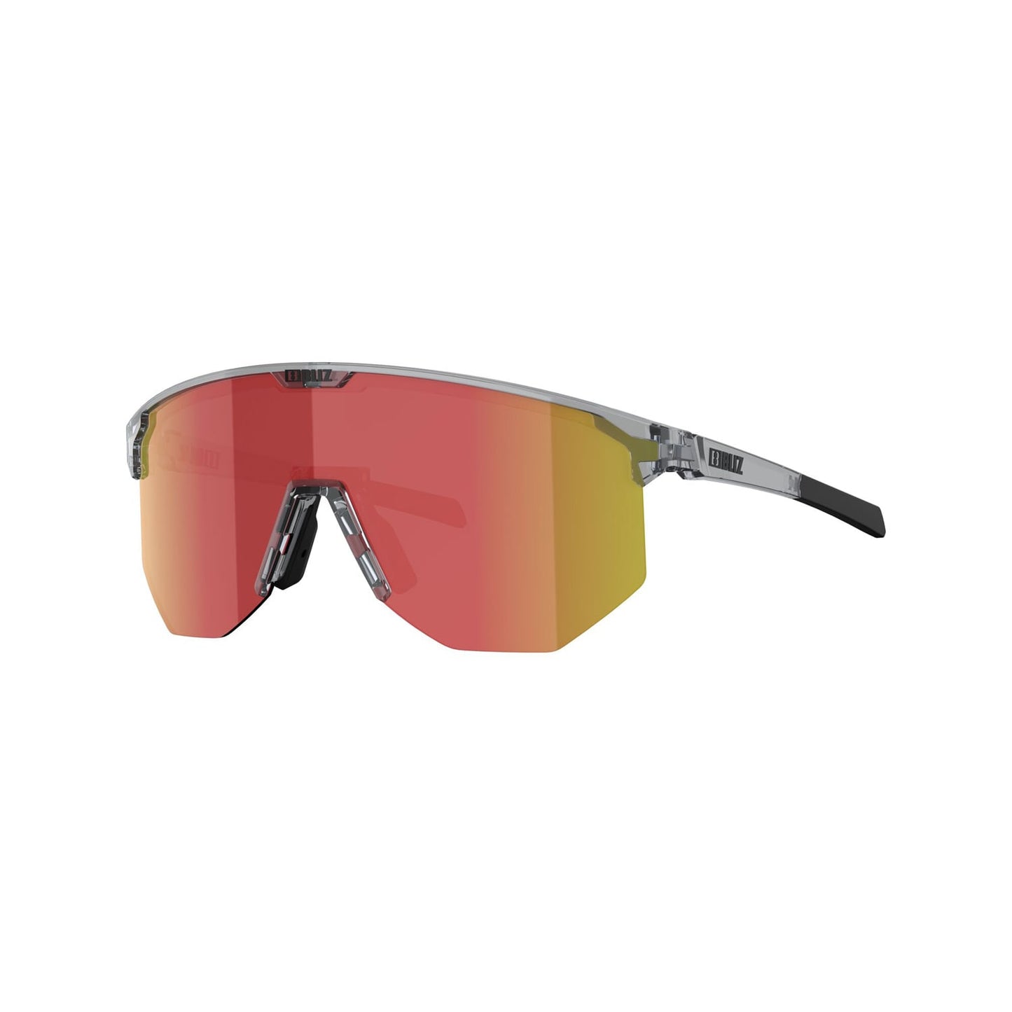 BLIZ HERO Glasses Lente cinzenta transparente t Lens castanha vermelha multi