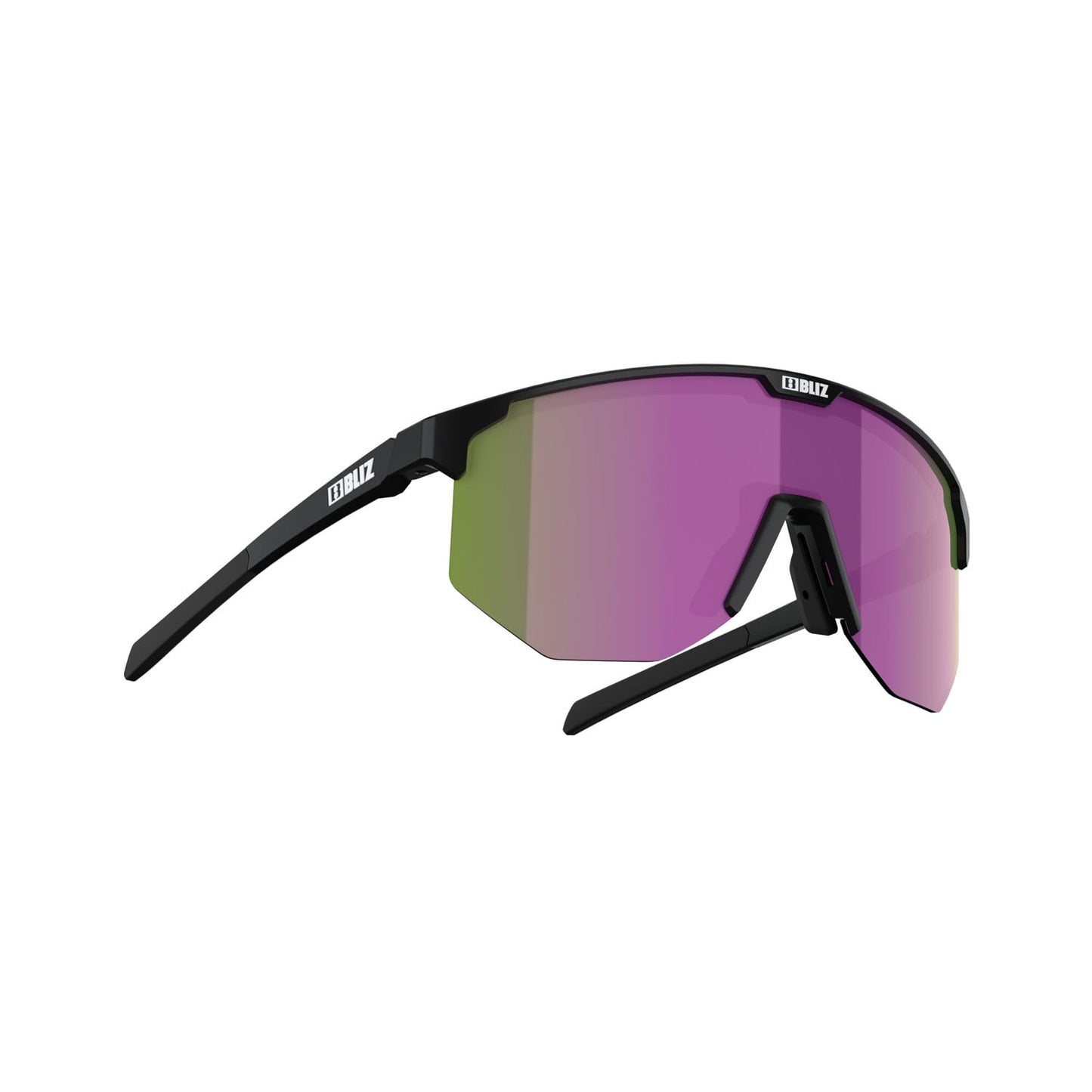 BLIZ HERO Goggles Black Matt Brown Lens Purple Multi
