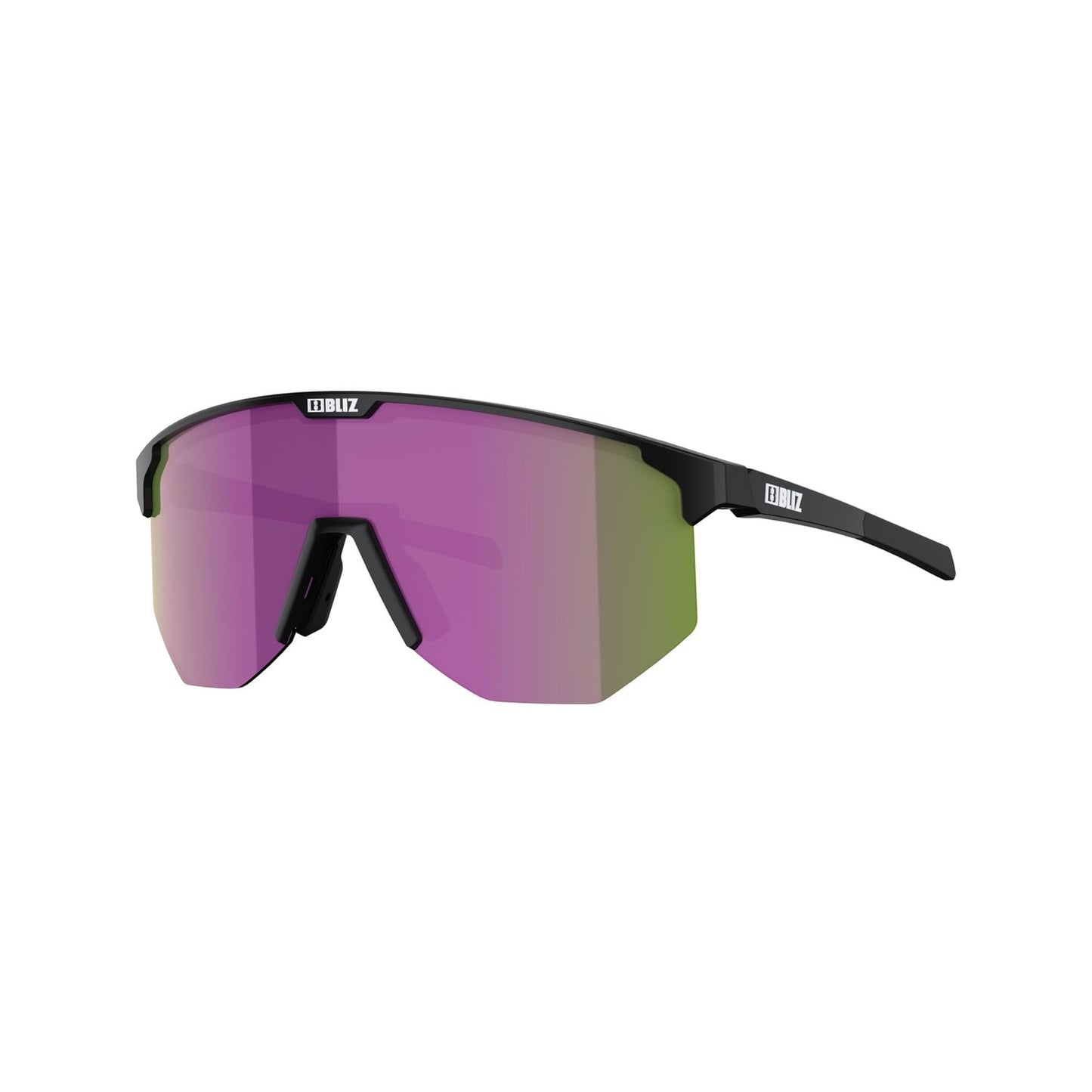 BLIZ HERO Goggles Black Matt Brown Lens Purple Multi