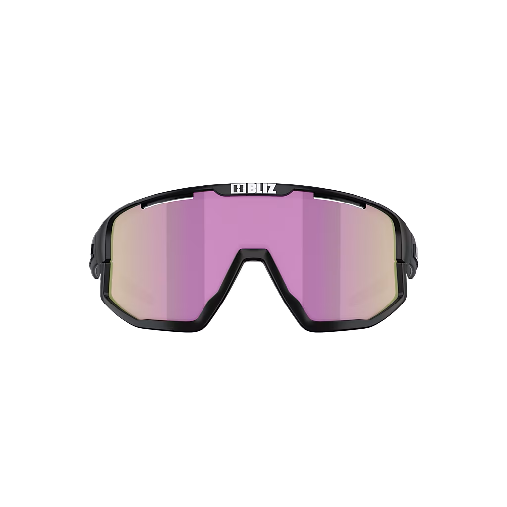 BLIZ FUSION SMALL Sunglasses Black Matt Pink Brown Lens