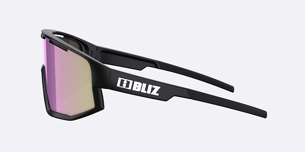 BLIZ FUSION SMALL Sunglasses Black Matt Pink Brown Lens