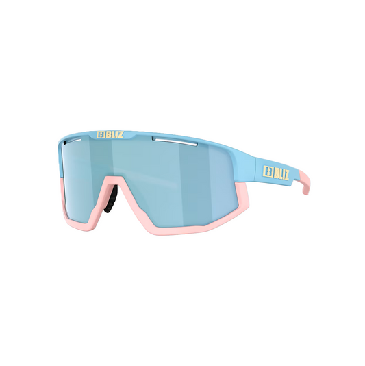 BLIZ FUSION SMALL Glasses Pastel Blue Matt Smoked Glacier Blue Lens (óculos de sol pequenos)