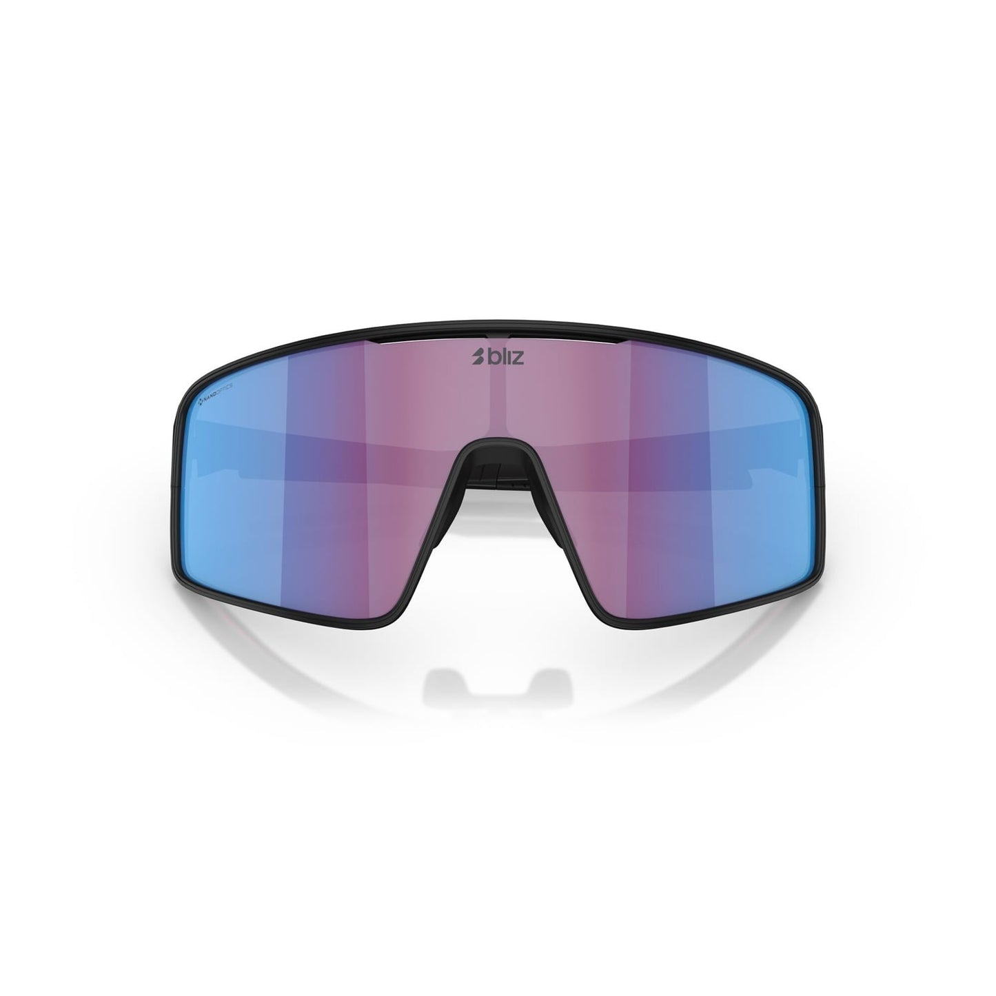 BLIZ P001 S Óculos espelhados preto mate rosa violeta azul