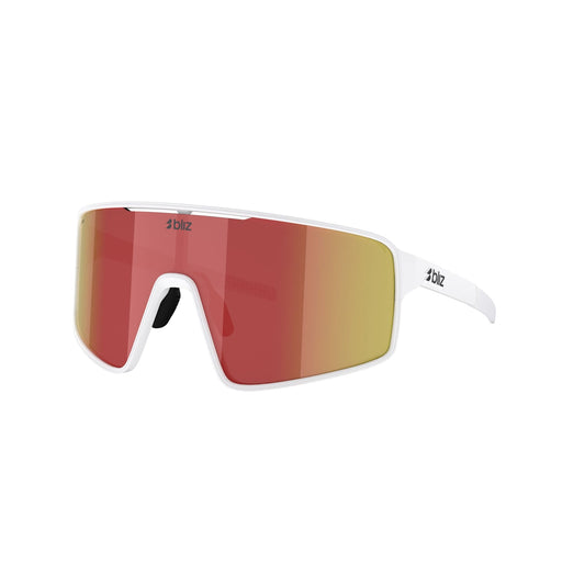 BLIZ P001 Armação branca mate Castanho vermelho Iridium Goggles