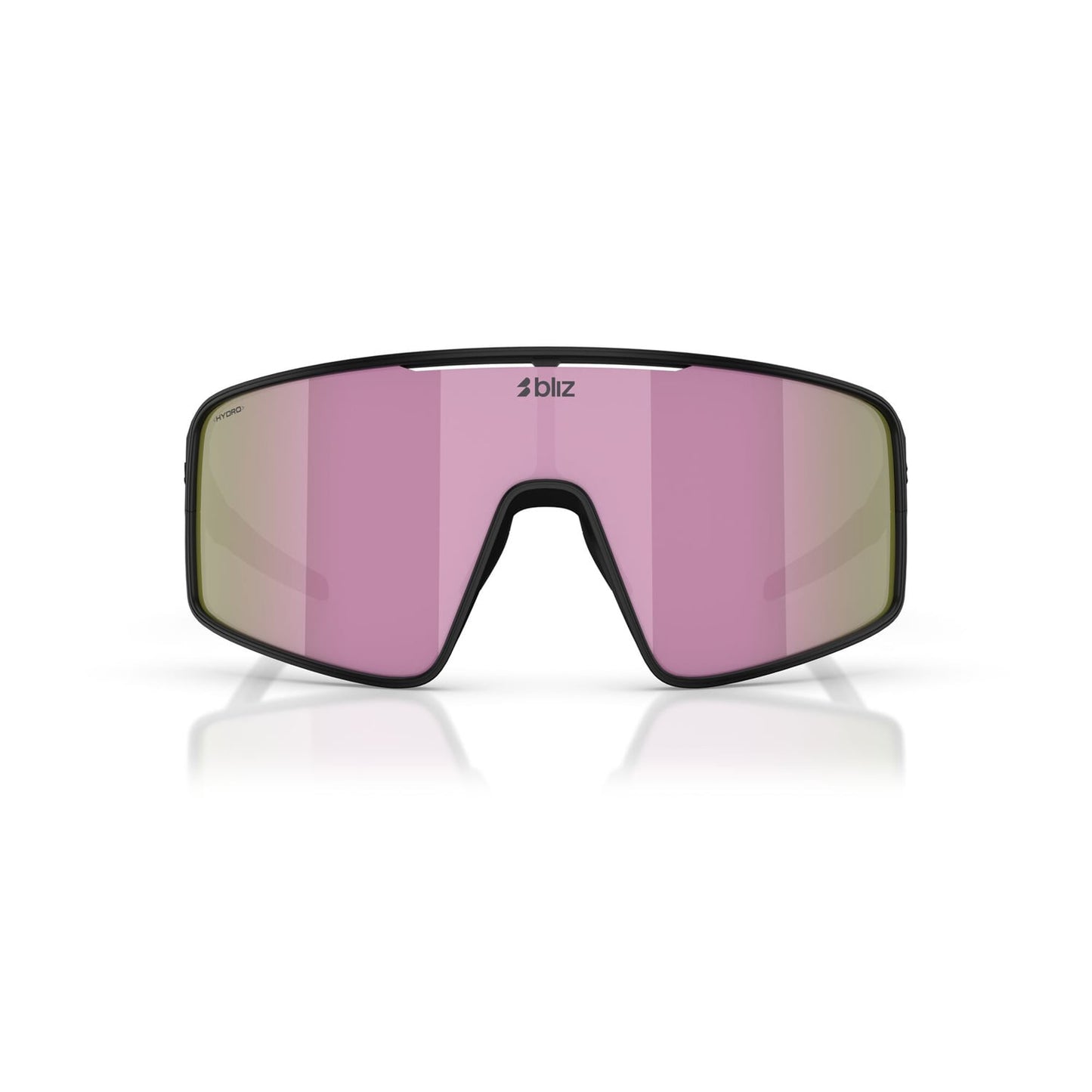 Óculos de sol BLIZ P001 S Armação preta mate Castanho Rosa Multicolor