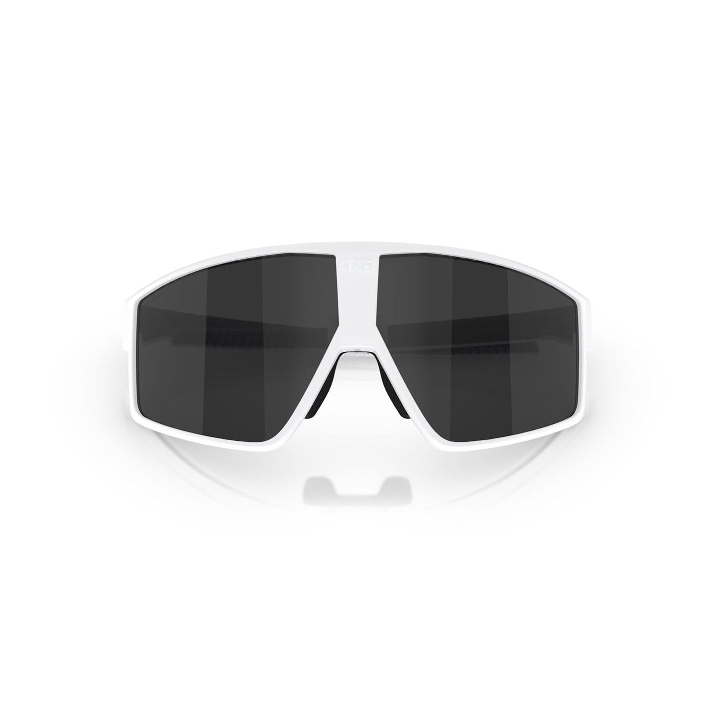 BLIZZ P002S Óculos com lentes cinzentas fumadas branco mate