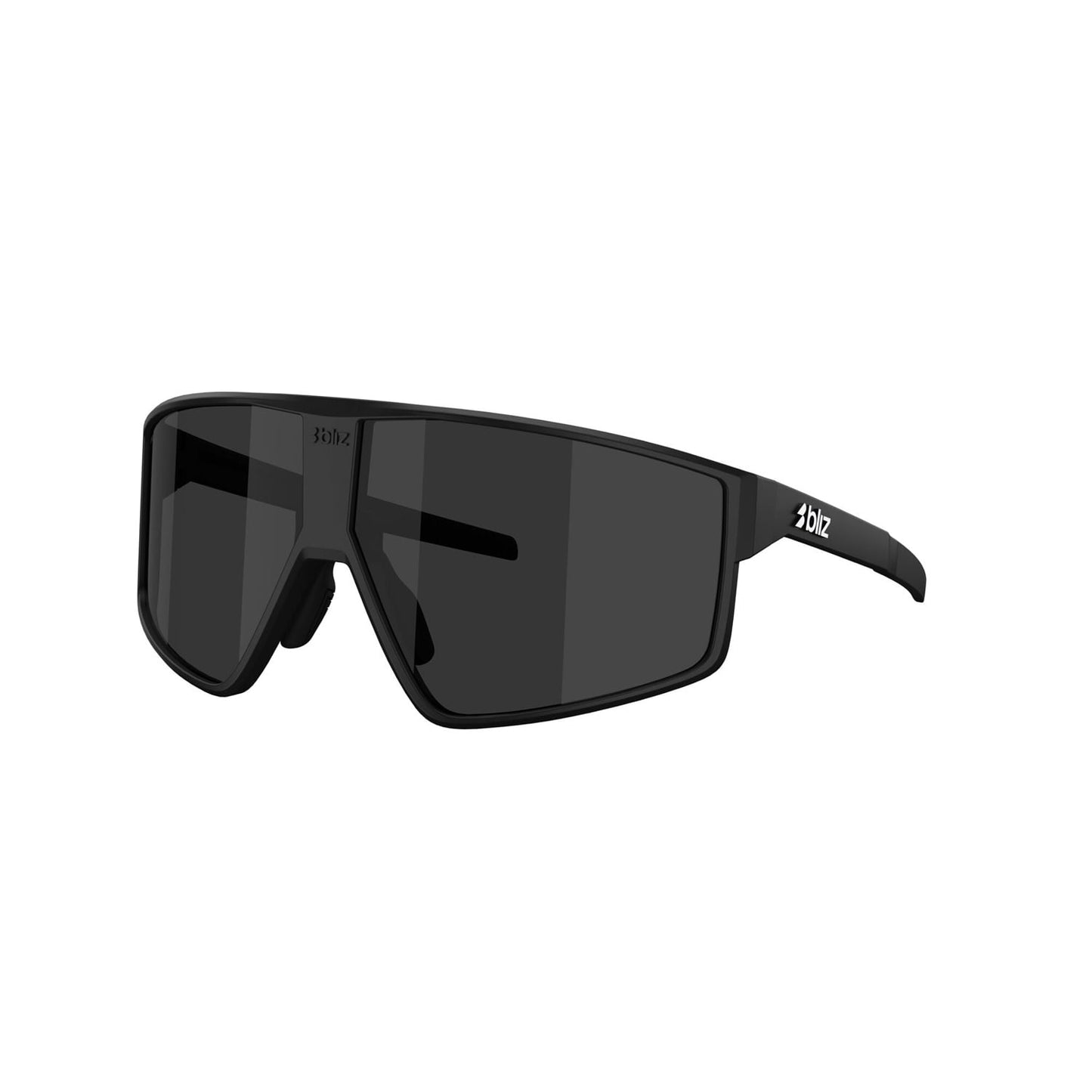 Óculos BLIZZ P002S Preto mate Lentes cinzentas fumadas
