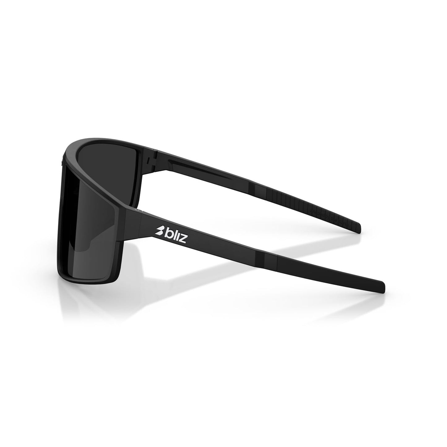 Óculos BLIZZ P002S Preto mate Lentes cinzentas fumadas