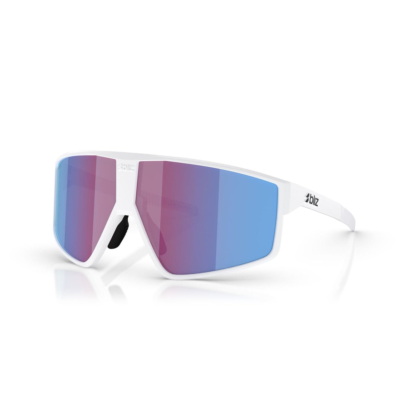 Óculos BLIZ P002 Ecrã branco Rosa Violeta Azul Espelho