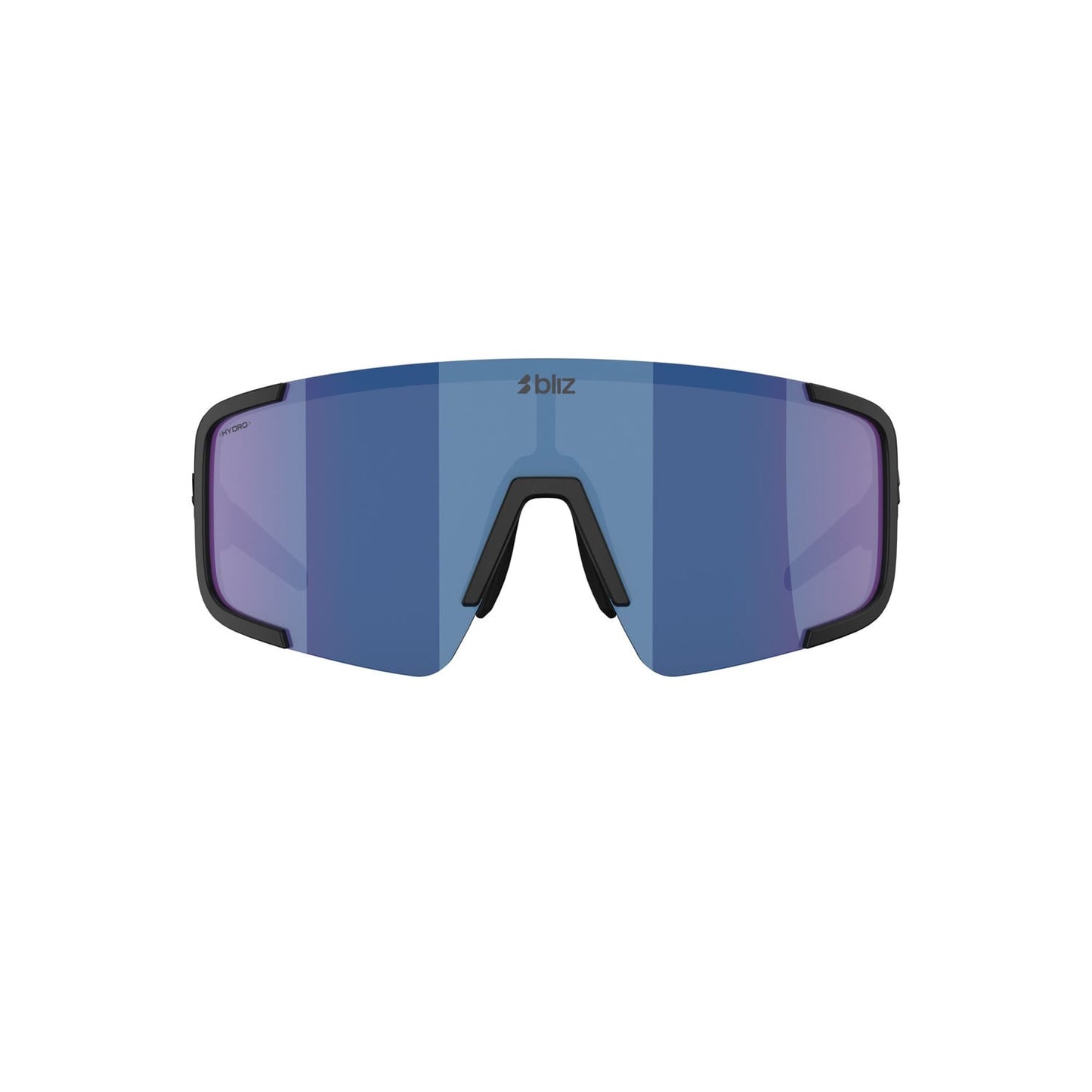 Óculos BLIZ P003 Preto Mate Azul Lentes Espelho