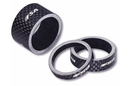 Espaçador de Direção FSA 1"1/8 Carbono Preto