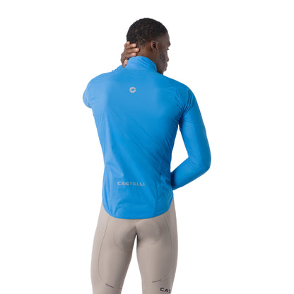 Casaco CASTELLI Transition Air Azul – vista de costas