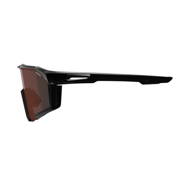 LEATT SPEEDVIZ PRO Satin Black Glasses Silver Iriz Photochromic Lens