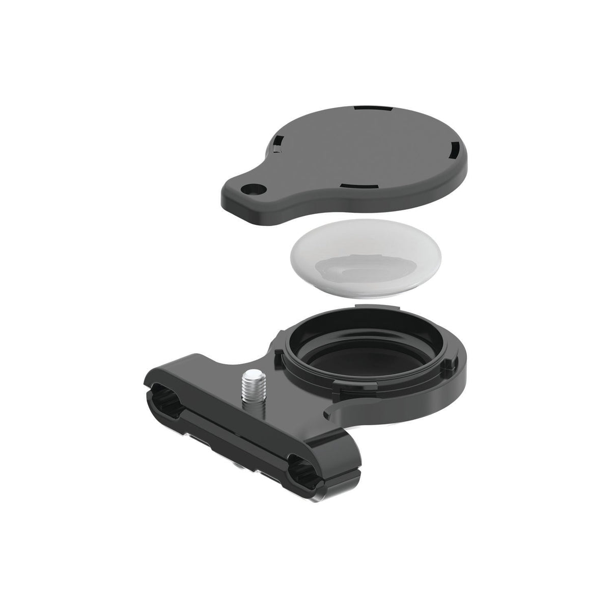 Suporte Antirroubo LEZYNE MATRIX SADDLE TAGGER Preto (para AirTag)