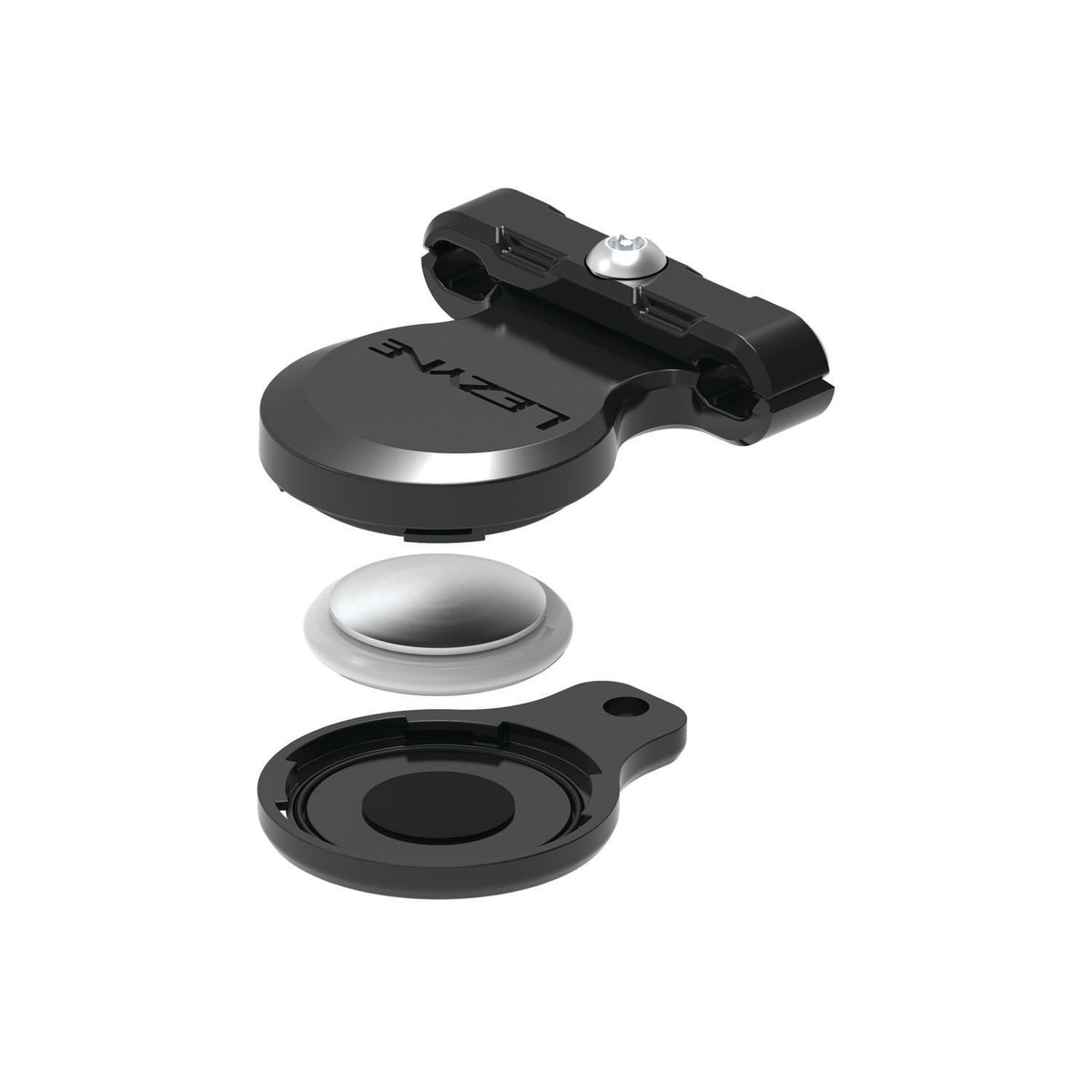 Suporte Antirroubo LEZYNE MATRIX SADDLE TAGGER Preto (para AirTag)