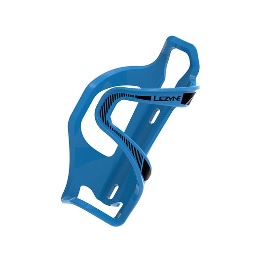 Porta-bidon LEZYNE FLOW CAGE E SL-L de acesso pela esquerda azul