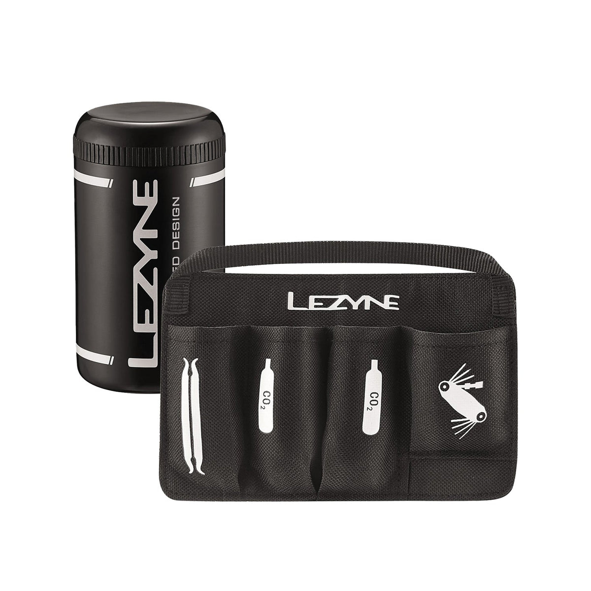 Bidão porta-ferramentas LEZYNE FLOW CADDY BOX 500 ml com organizador