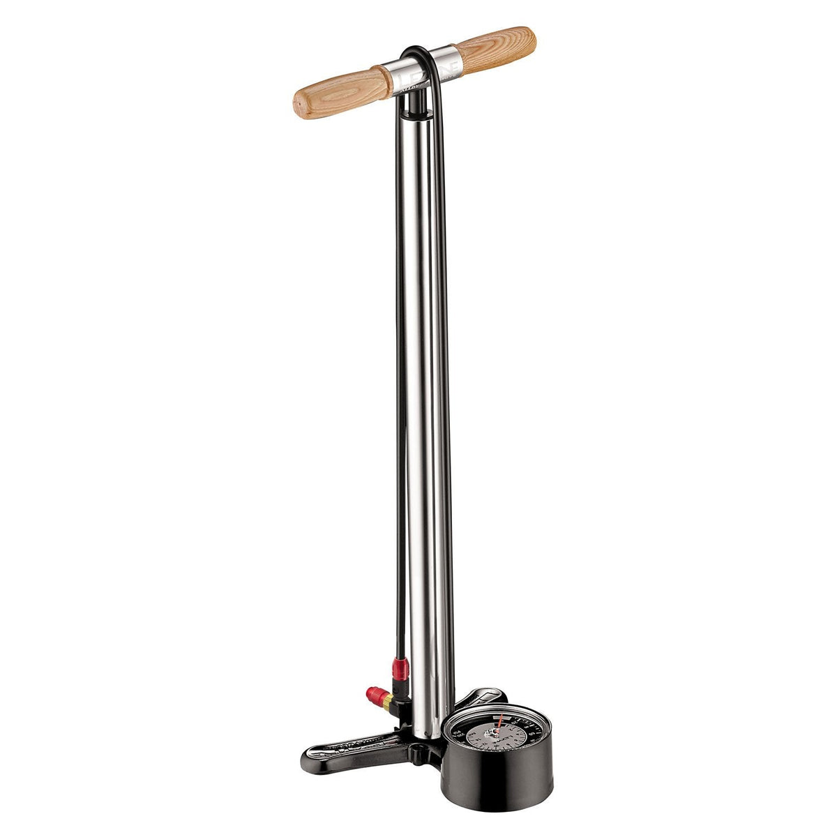 Bomba de pé LEZYNE ALLOY FLOOR DRIVE prateada