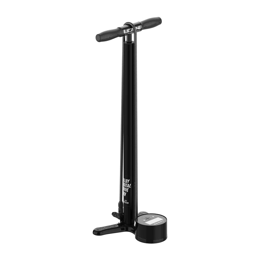 Bomba de Pé LEZYNE ALLOY FLOOR DRIVE HV DIGITAL 3.5 Preta